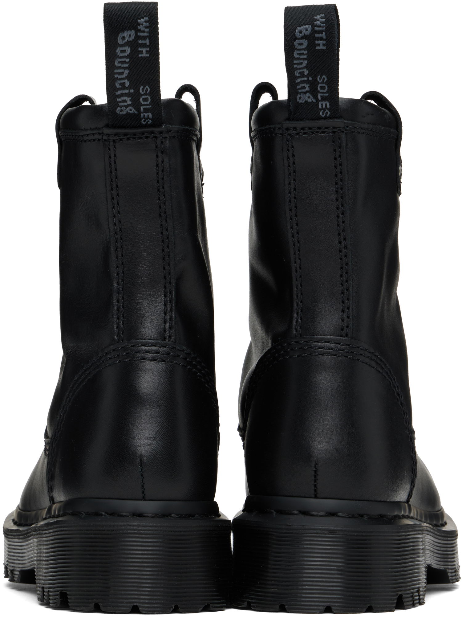 Tøj Dr. Martens Anistone Lo Leather Boots Sort | 32220001, 1