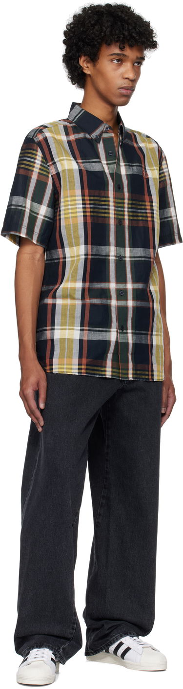 Skjorte Fred Perry Fred Perry Madras Check Short Sleeve Shirt Flerfarvet | M9624, 3