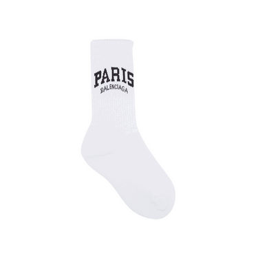 Sokker Balenciaga Paris Socks Hvid | 689767 372B4 9060, 0