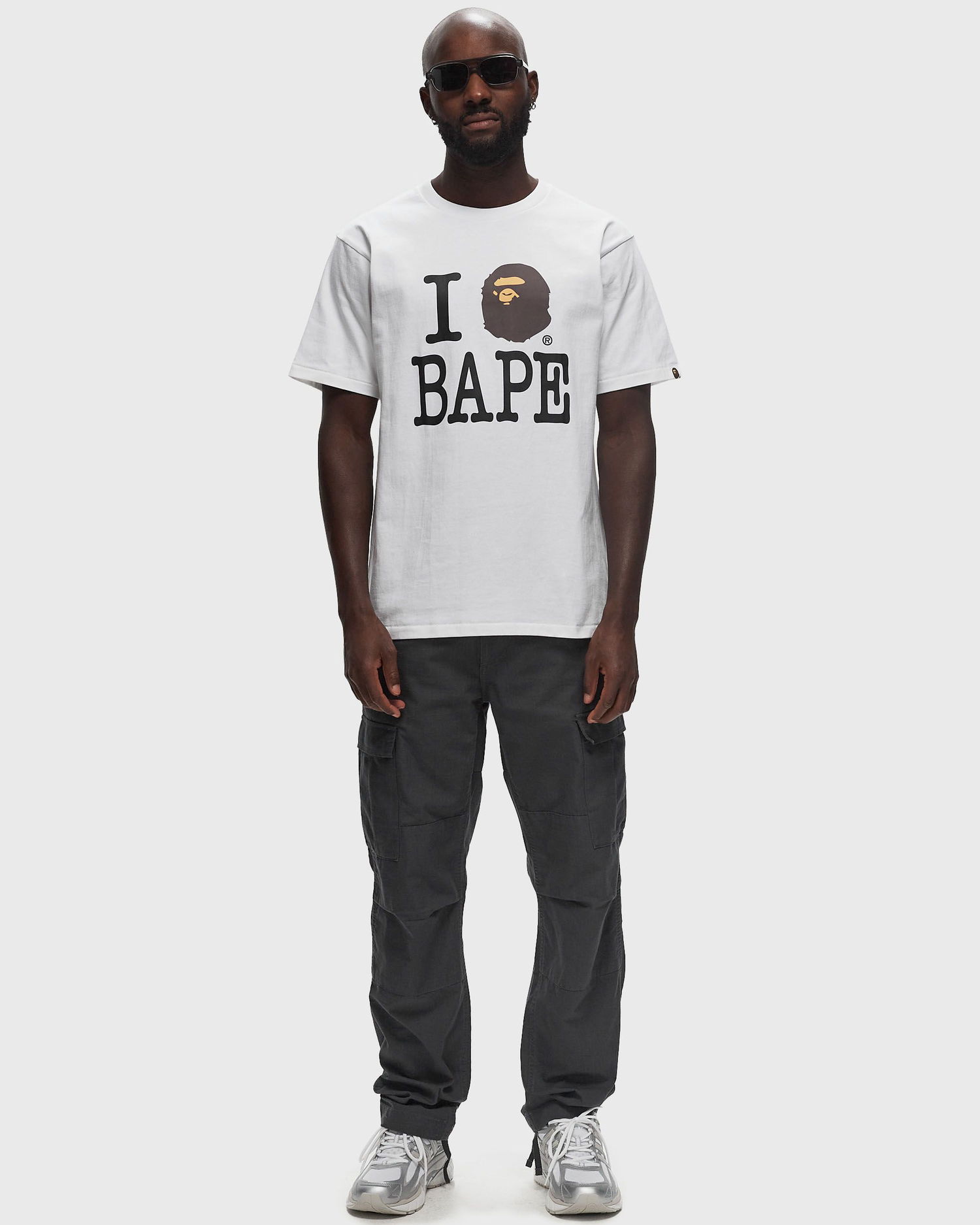 T-shirt BAPE I LOVE BAPE TEE XXL Hvid | 001TEK801043MWHT, 1