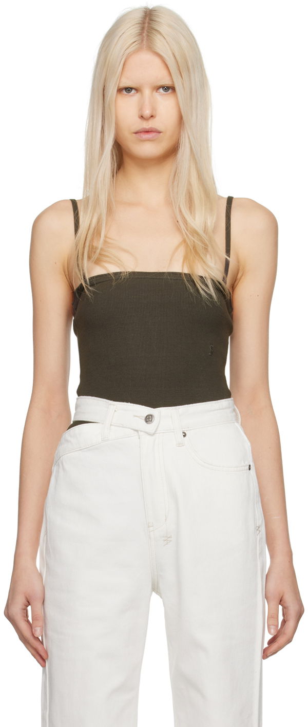 Tanktop Ksubi Arise Tube Bodysuit Grøn | WPS24BS002