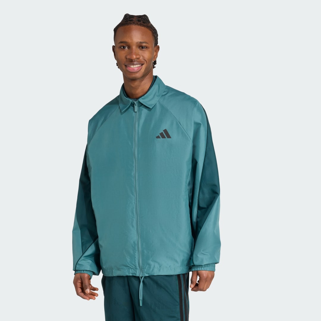 Vindjakke adidas Performance Stadium Track Jacket Grøn | JX5608, 0