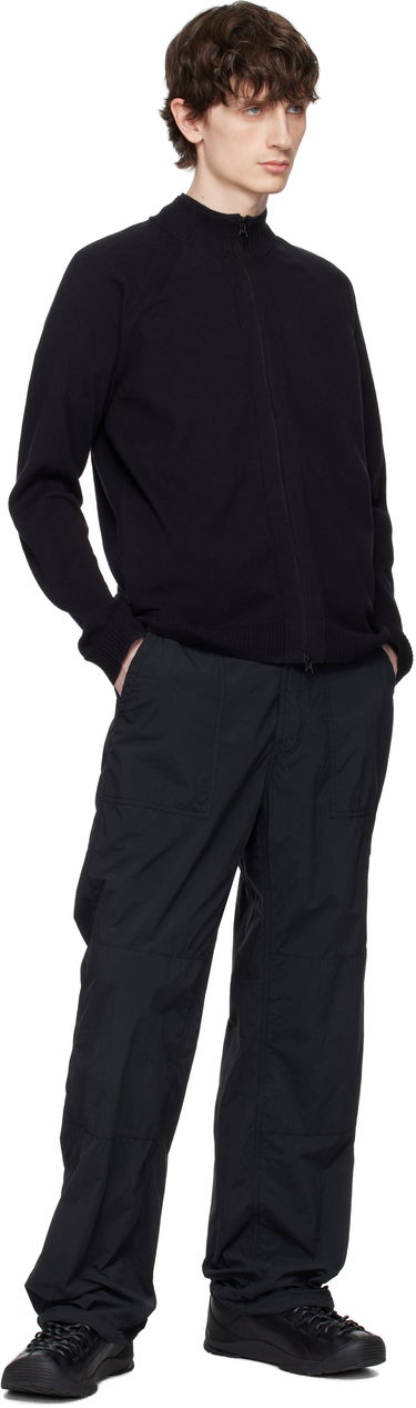 Sweater Stone Island Stone Island Organic Cotton Zip Cardigan Sort | K1S15 5100061 S00B9, 4