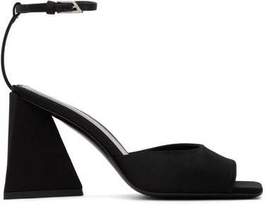 Tøj The Attico Attico Piper Heeled Sandals Sort | 231WS599 V015, 0