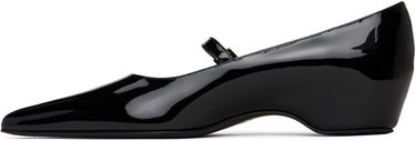 Tøj Khaite KHAITE Sybil Mary Jane Ballerina Flats Sort | F4052-909, 2