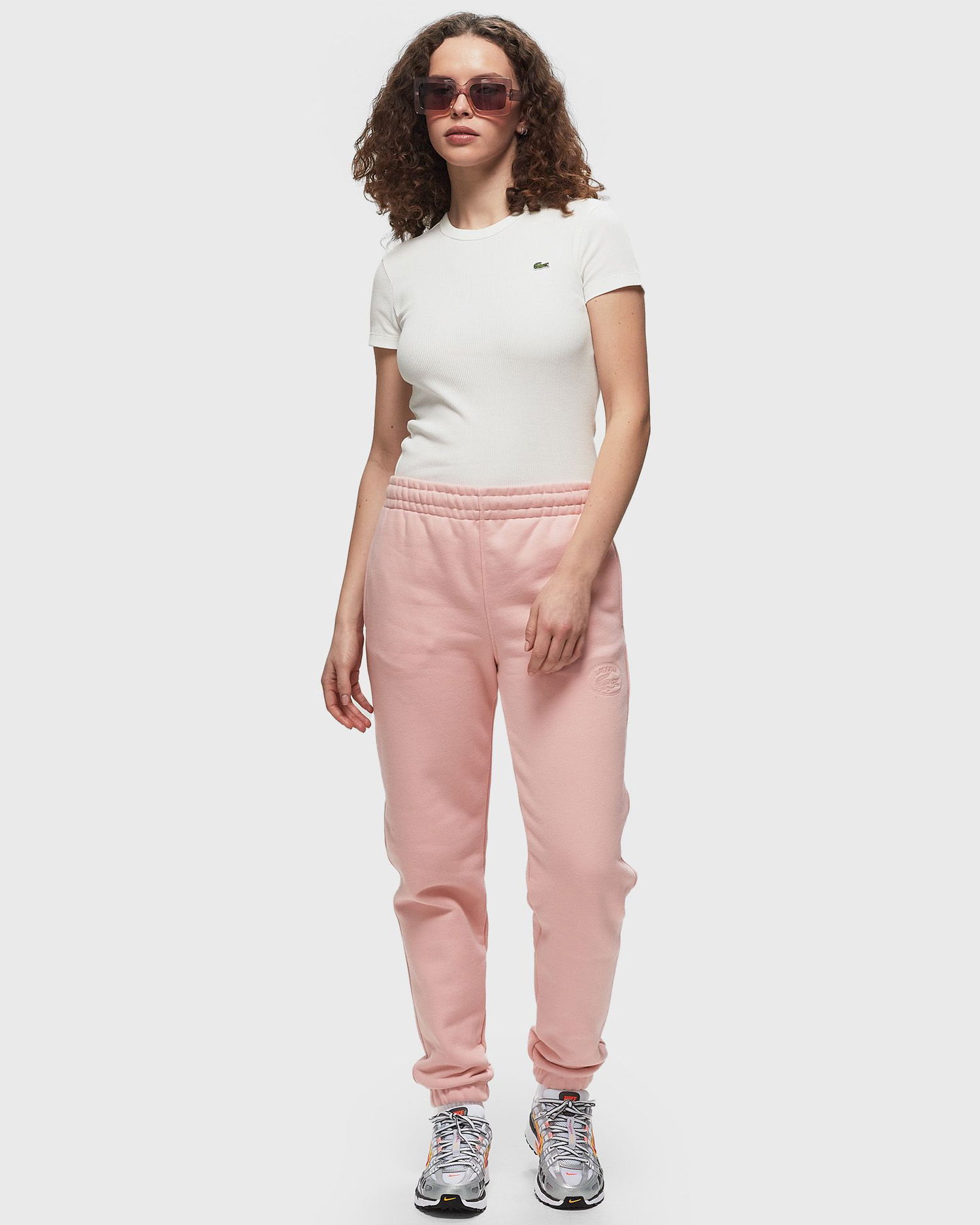 T-shirt Lacoste Slim Fit Organic Cotton T-Shirt Hvid | TF5538, 1