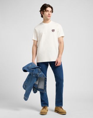 T-shirt Lee Relaxed Claddagh Graphic T-Shirt Beige | 112370511, 1
