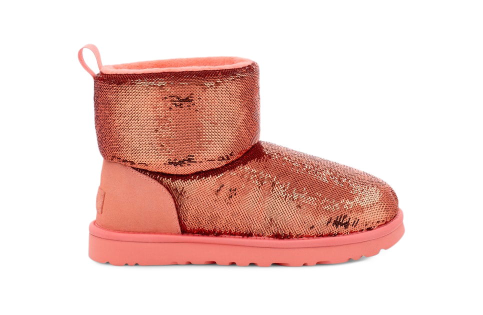 Sneakers og sko UGG Classic Mini Boot Mirror Ball Starfish Pink W Lyserød | 1151291-SHPN, 0