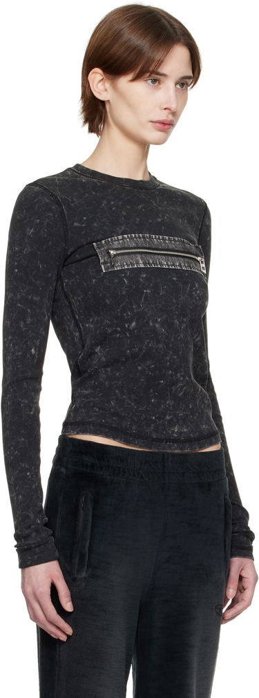T-shirt Diesel Diesel T-Ercole Long Sleeve T-Shirt Sort | A16628 0QMAU, 1