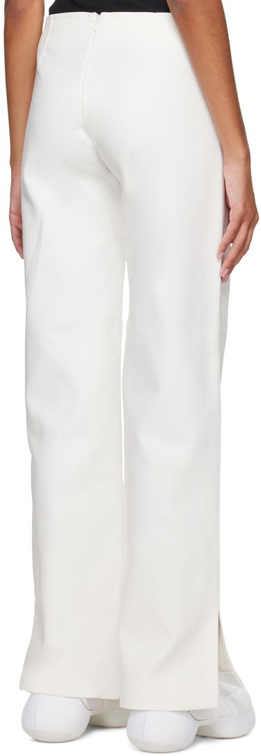 Bukser Dion Lee Dion Lee Y-Front Buckle Trousers Hvid | C2099R23, 2