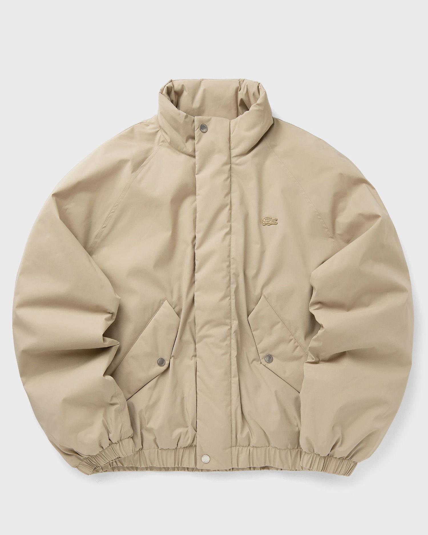 Bomberjakke Lacoste Stand-Collar Raglan Bomber Jacket Beige | BH5142-02S, 0