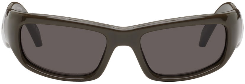 Solbriller Balenciaga Hamptons Rectangle Sunglasses Brun | BB0320S-004