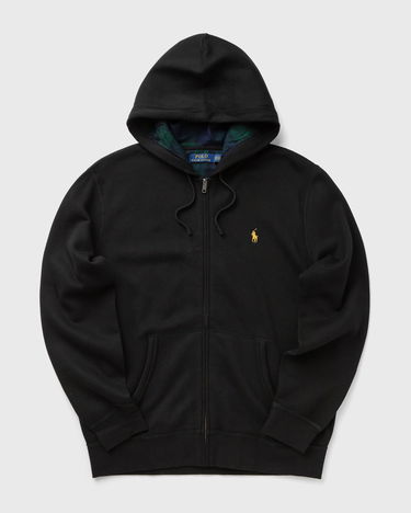 Sweatshirt Polo by Ralph Lauren Full-Zip Hooded Sweatshirt with Plaid Lining Sort | 710981467001, 0
