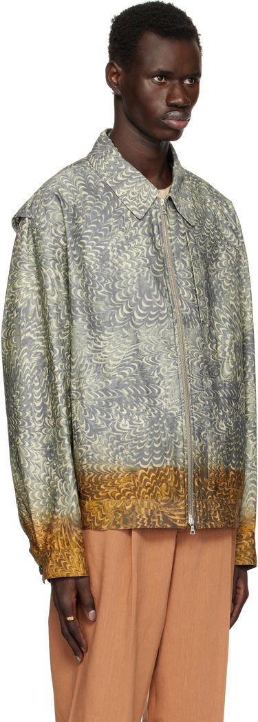 Bomberjakke Dries Van Noten Dries Van Noten Printed Cotton Jacket Flerfarvet | 251-020520-1531, 1