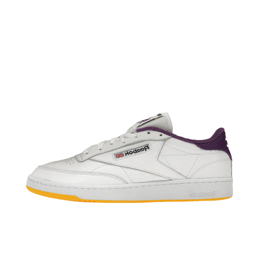 Sneakers og sko Reebok Club C 85 Eric Emanuel White Purple Yellow Hvid | FY3411