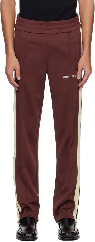 Joggingbukser Palm Angels Palm Angels Embroidered Logo Track Pants Brun | PMCJ020S25FAB0012803, 0
