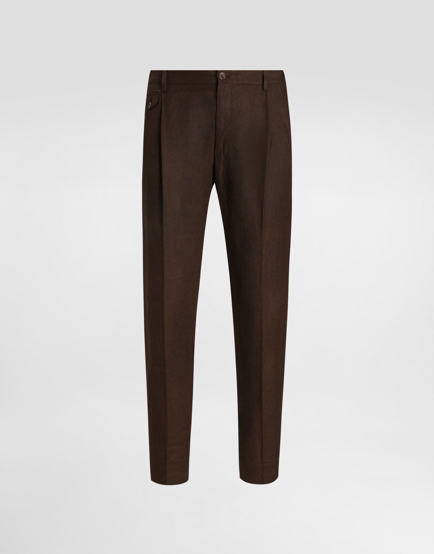 Bukser Dolce & Gabbana Dolce & Gabbana Linen Trousers 44 Brun | GV4EEZFU4JBM1213, 0