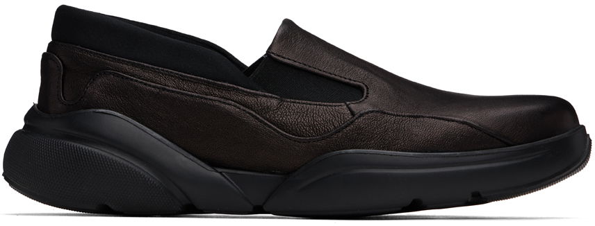 Sneakers og sko Eckhaus Latta Leather Loafer Sneakers Sort | FEKLMMSNK09009, 0