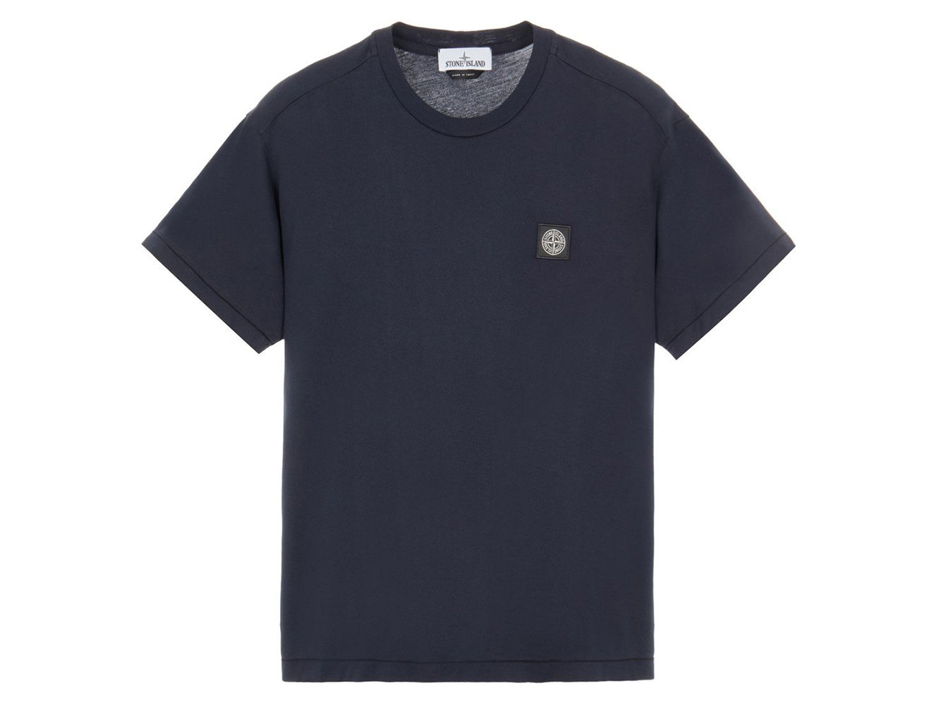 T-shirt Stone Island 60/2 Cotton Jersey Garment Dyed T-Shirt Mørkeblå | 24113, 0