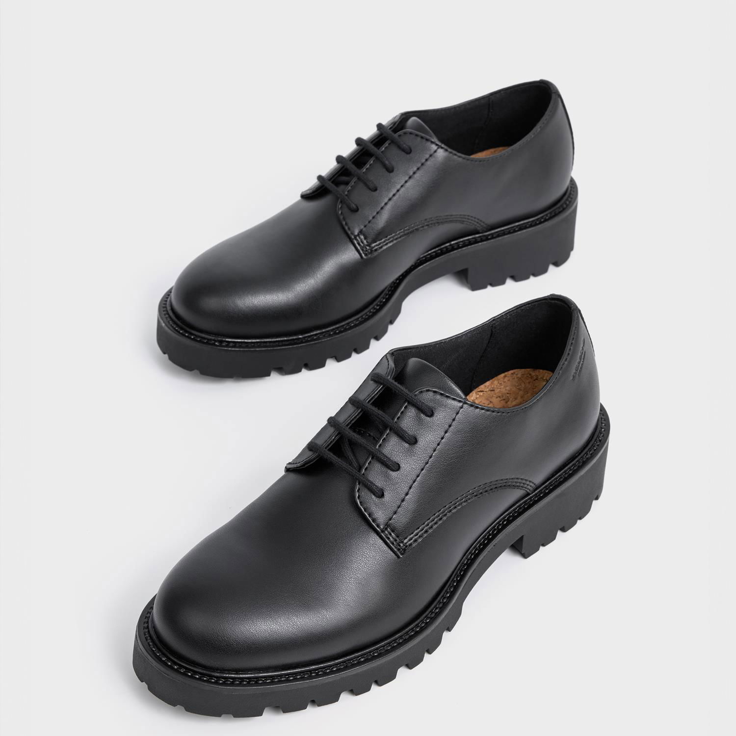 Sneakers og sko Vagabond Vagabond Kenova Leather Derby Shoes Sort | 5841-096-20, 0