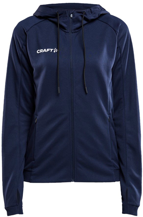 Sweatshirt Craft Evolve Hood Jacket With Zipper Mørkeblå | 1910158-390000