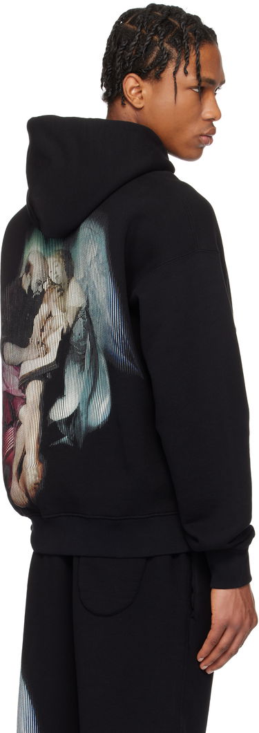 Sweatshirt Off-White Off-White S. Matthew Hoodie Sort | OMBB085S25FLE00V1084, 2
