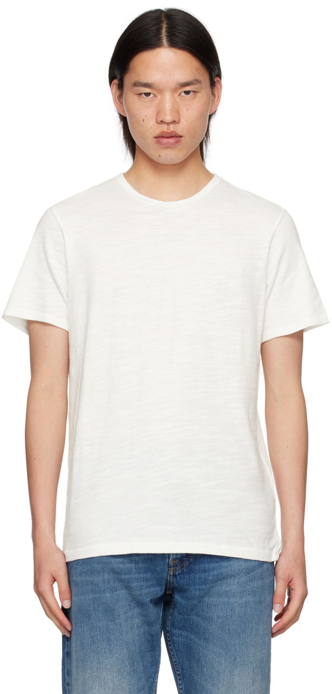 T-shirt rag & bone Rag & Bone Men's Crew Neck T-Shirt Hvid | M000T046G