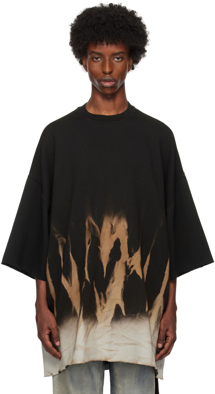 T-shirt Rick Owens Porterville Tommy T-shirt Sort | DU02D2259 FSUN