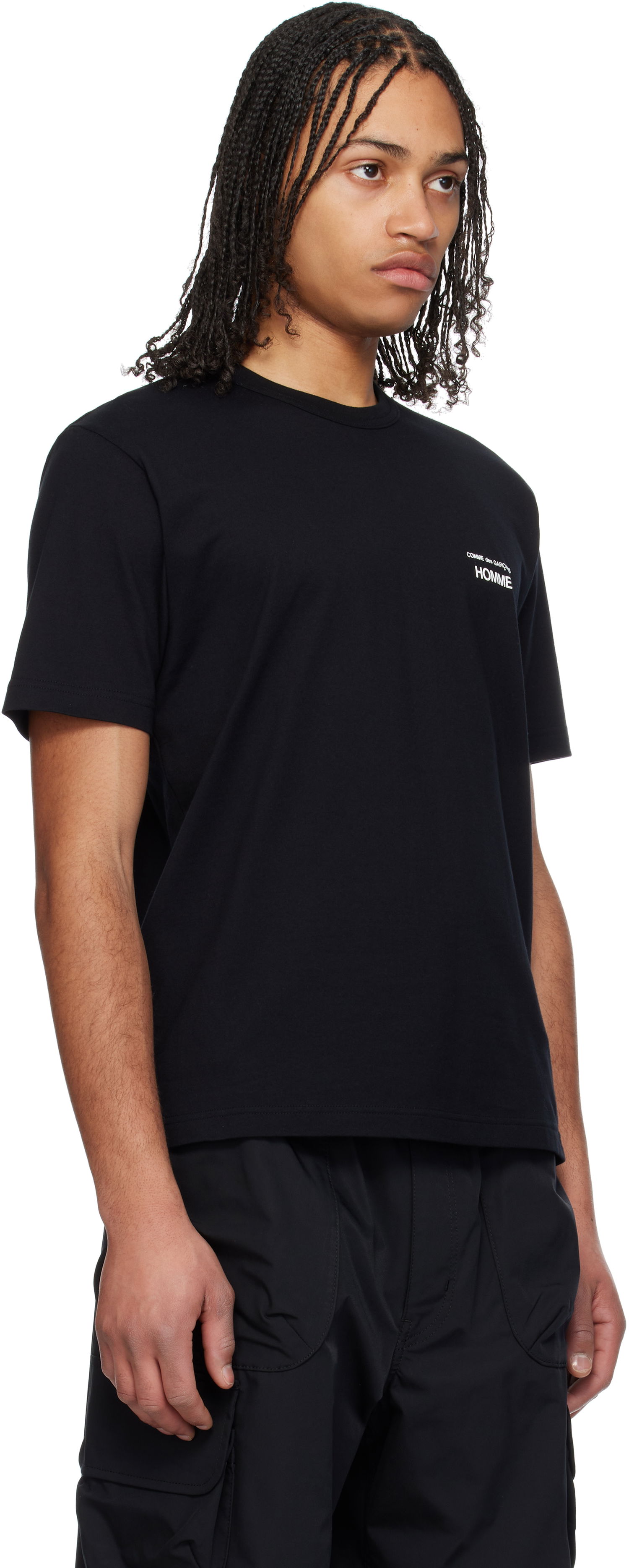 T-shirt Comme des Garçons Homme Logo T-Shirt Sort | HO-T101-051, 1
