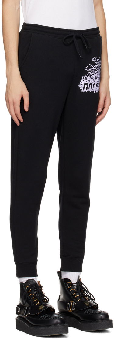Joggingbukser Anna Sui Anna Sui Mushroom Lounge Pants Sort | MT1023A40, 1