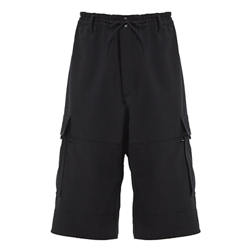 Cargo bukser adidas Originals Y-3 Classic Refined Wool Stretch Cargo Shorts Sort | FN3401