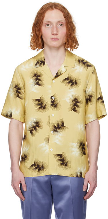 Skjorte Paul Smith Paul Smith Abstract Print Short Sleeve Shirt Gul | M1R-905U-M02229-10, 0