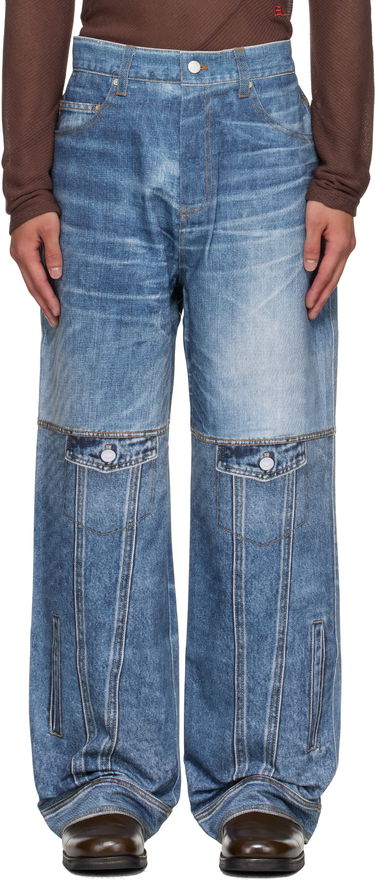 Jeans Andersson Bell Andersson Bell Printed Jeans Blå | apa842u, 0