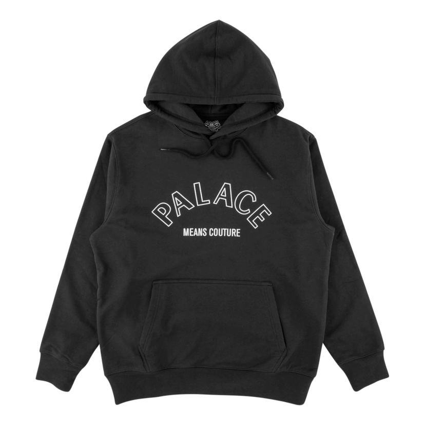 Sweatshirt Palace Couture Hoodie Sort | P14HD052