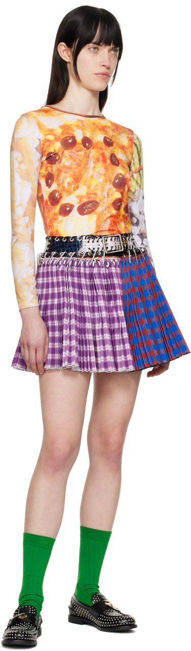 Nederdel Chopova Lowena Chopova Lowena Pommel Carabiner Pleated Mini Skirt Flerfarvet | 3242, 3