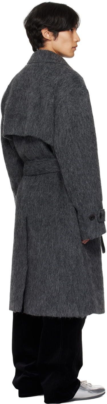 Frakker Andersson Bell Andersson Bell Mattia Shaggy Wool Robe Coat Grå | awa715m, 2
