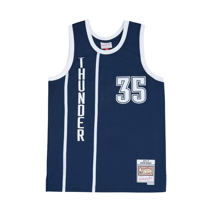 Jersey Mitchell & Ness NBA Oklahoma City Thunder Kevin Durant Alternate Jersey Mørkeblå | SMJY4175-OCT15KDUASBL, 0