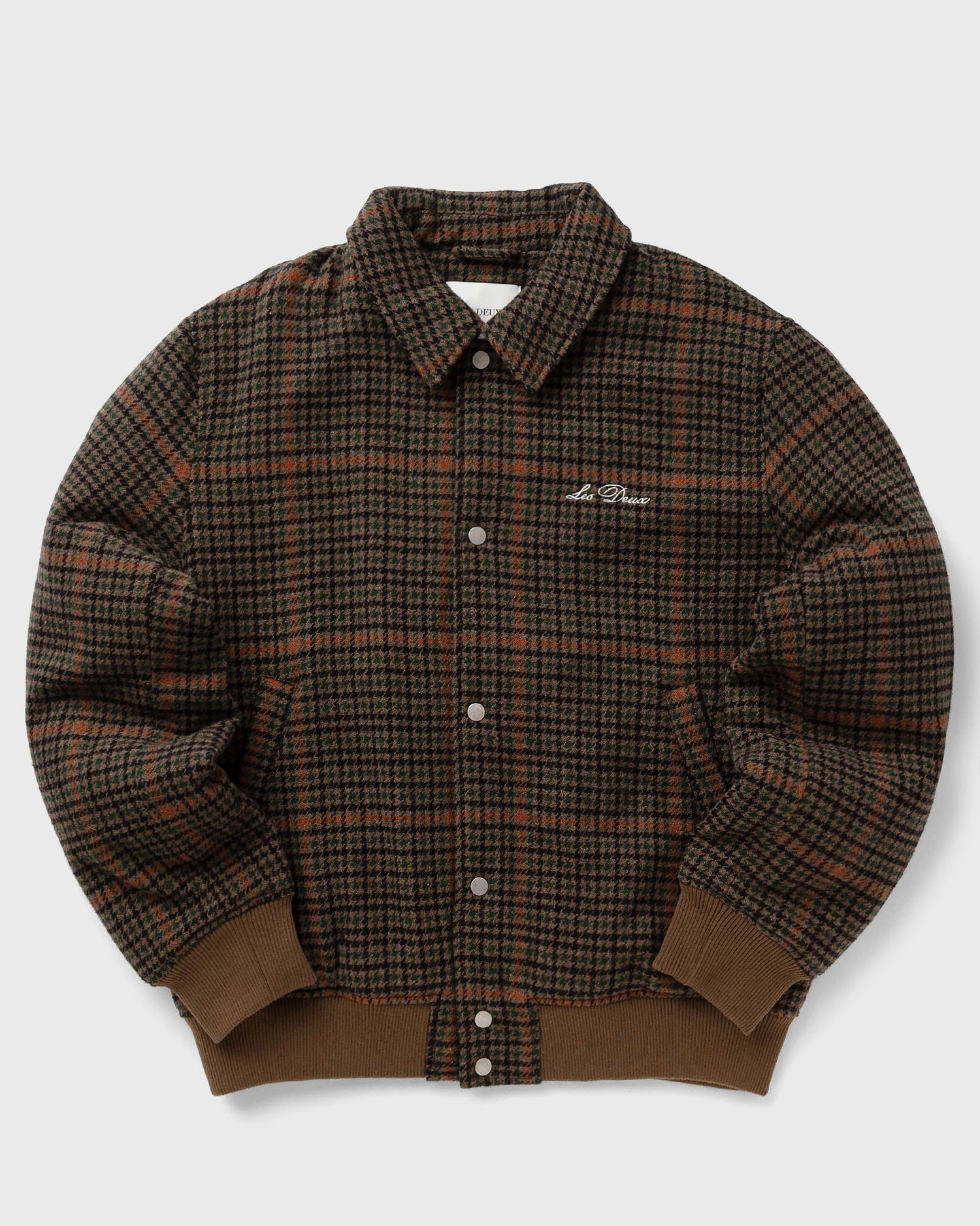 Bomberjakke Les Deux Houndstooth Plaid Varsity Jacket Flerfarvet | 1000565-826, 0