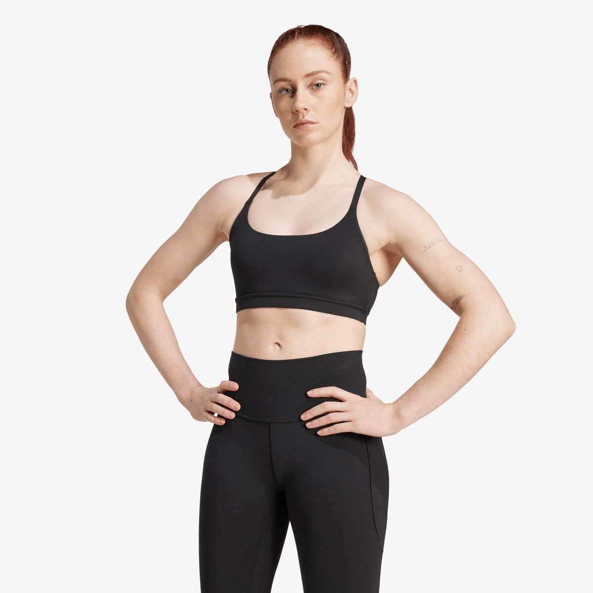 Bh adidas Performance All Me Light Support Bra Sort | JL5480, 1
