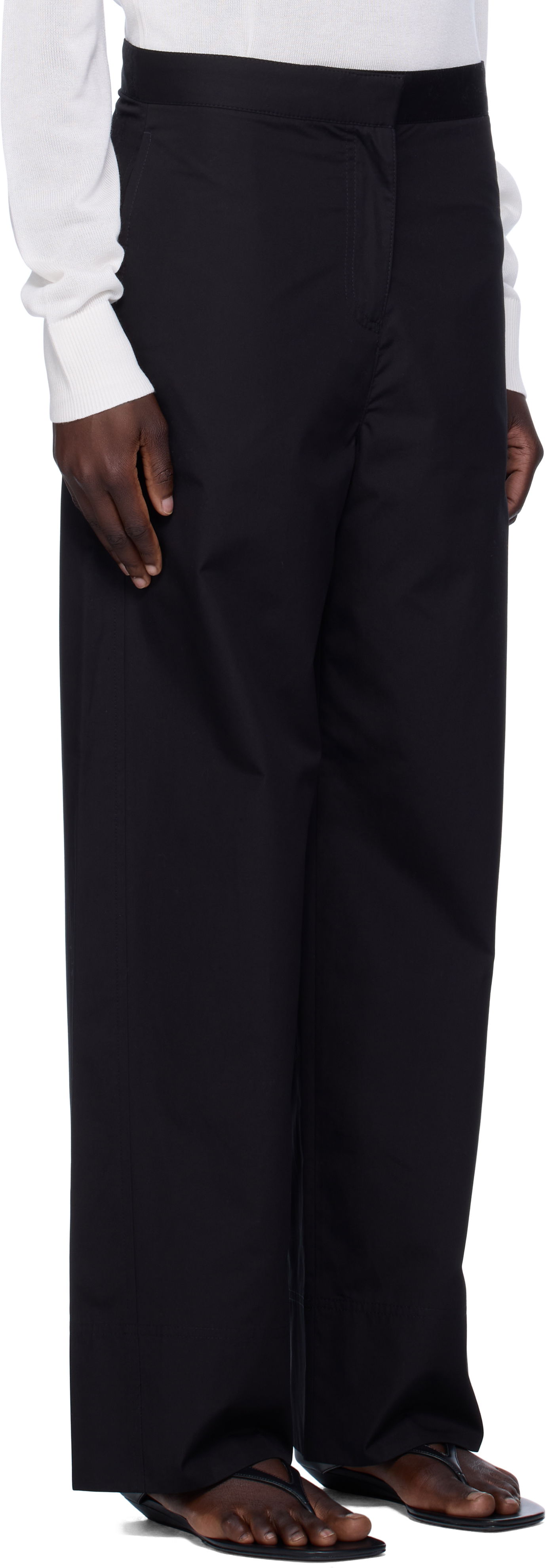 Bukser TOTEME TOTEME Twisted Seam Trousers Sort | 253-WRB0295-FB0226, 1