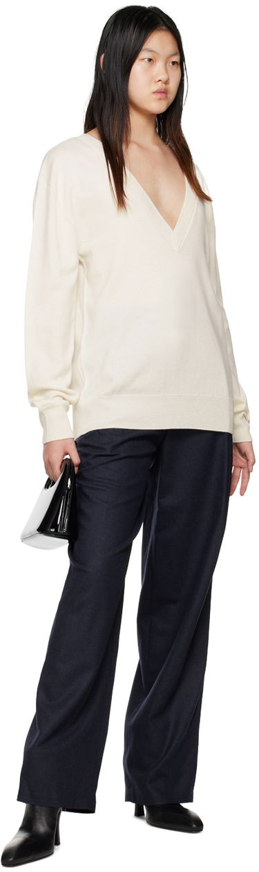 Bukser We11done Wide-Leg Trousers Mørkeblå | WD-PT3-22-246-W-NV, 3