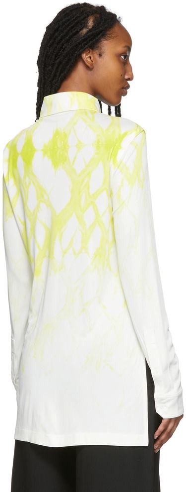 Skjorte Dion Lee Shibori Print Relaxed Shirt Hvid | C5013R22, 2