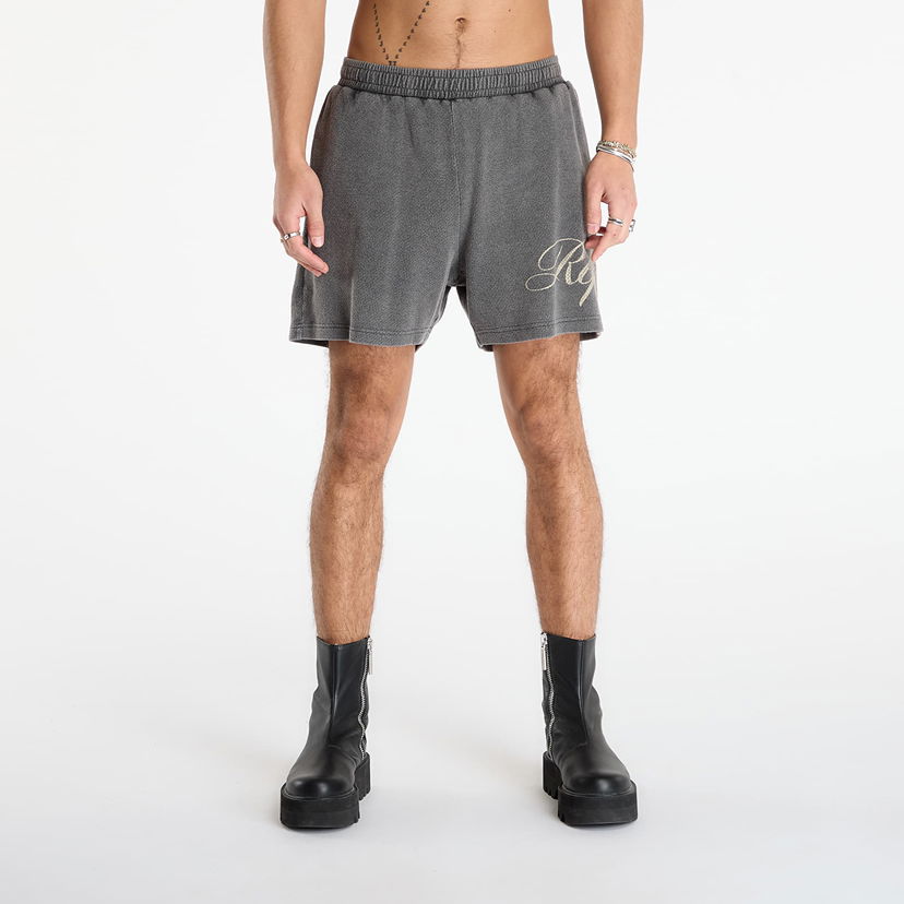 Shorts Represent Clo Owners Club Script Embroidered Textured Shorts Grå | OCM41237-47