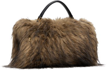 Håndtaske sacai Faux-Fur Muff Bag Brun | 25-08255, 2