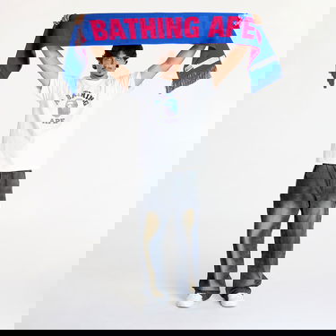 Tørklæde BAPE Jacquard Bape Logo Long Scarf Lyserød | 001GDK801011M PNK, 2