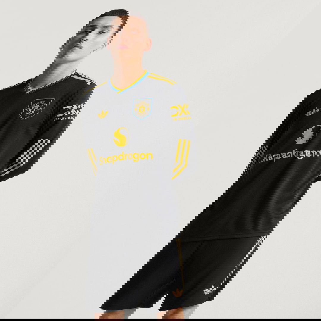 Jersey adidas Performance Manchester United 25/26 Third Authentic Long Sleeve Jersey Sort | JP3040, 0