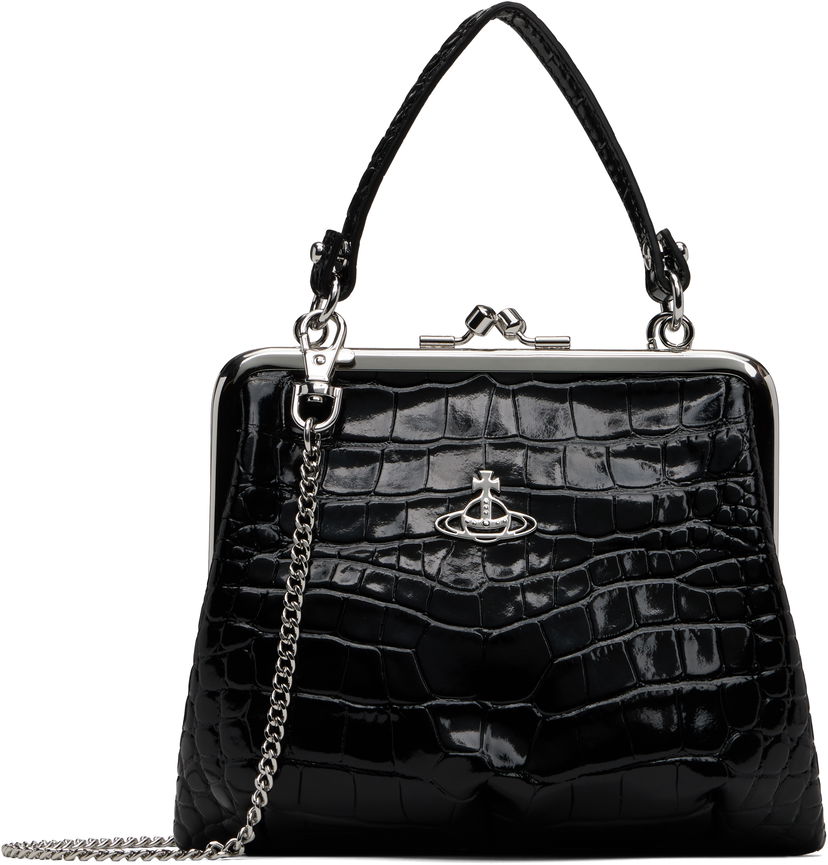 Håndtaske Vivienne Westwood Vivienne Westwood Granny Frame Bag Sort | 4B010006W-L0098-