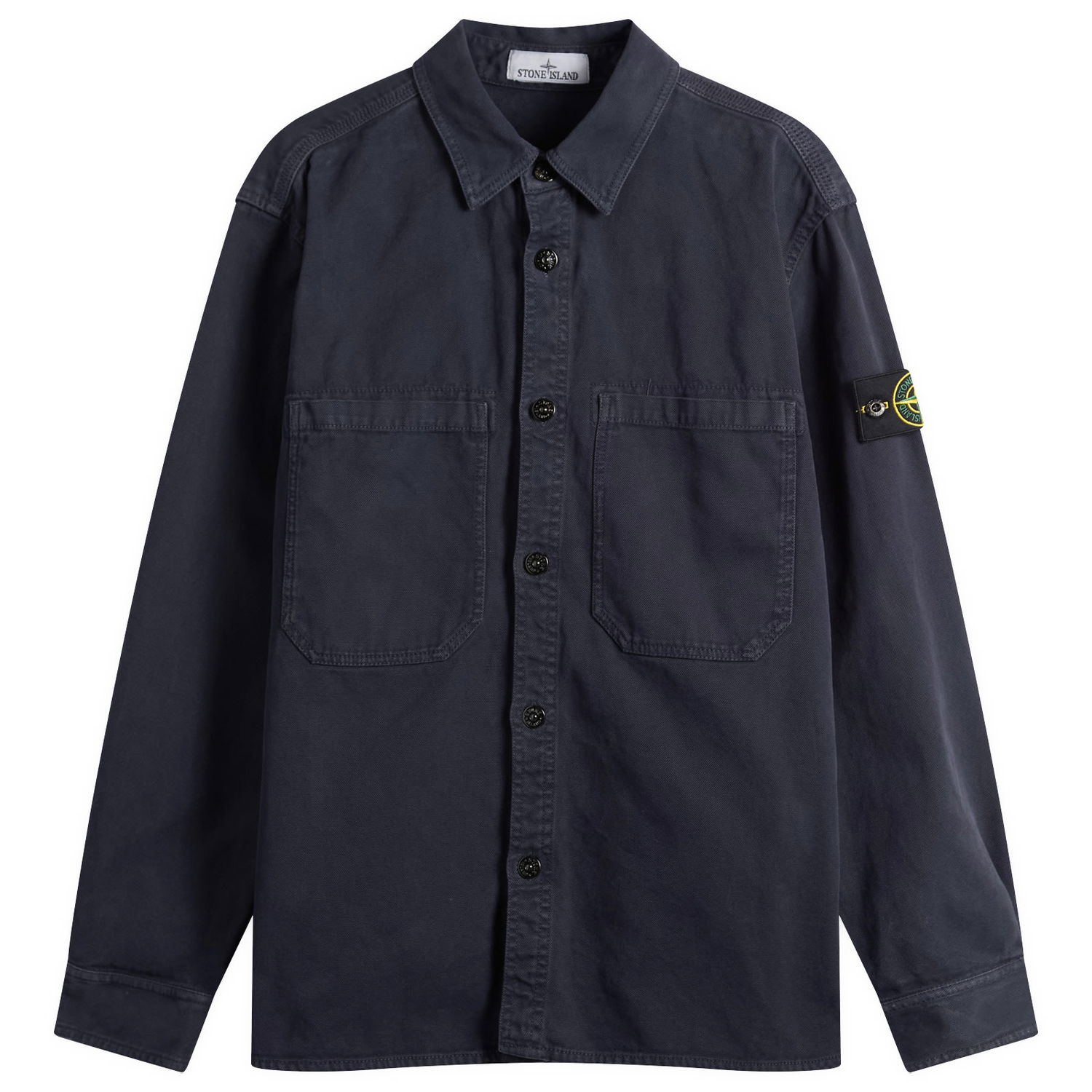 Skjorte Stone Island Old Effect Garment Dyed Overshirt Mørkeblå | K2S151200025-V0126, 1