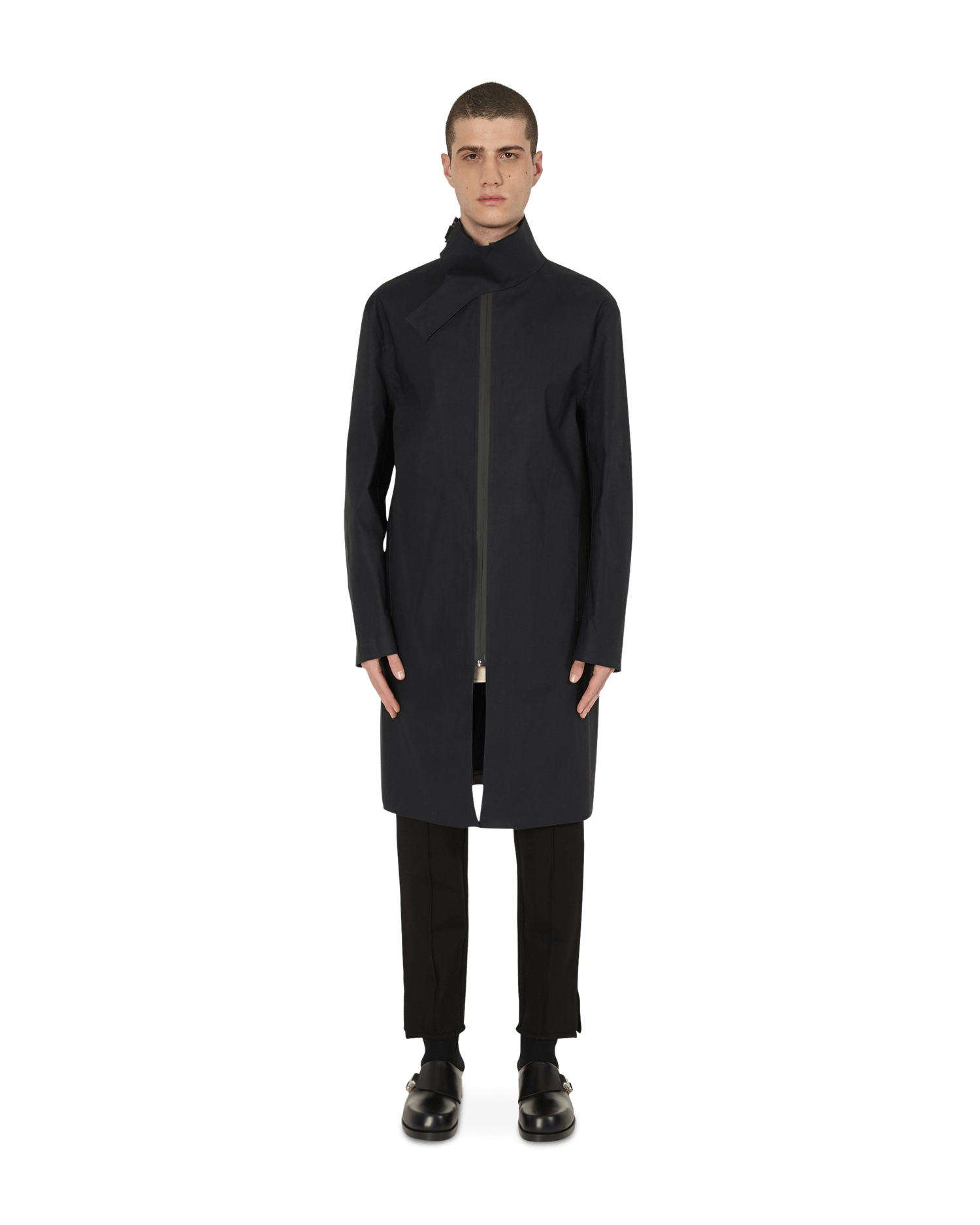 Frakker 1017 ALYX 9SM Mackintosh Stazione Long Coat Sort | AMUOU0132FA01 BLK0001, 1