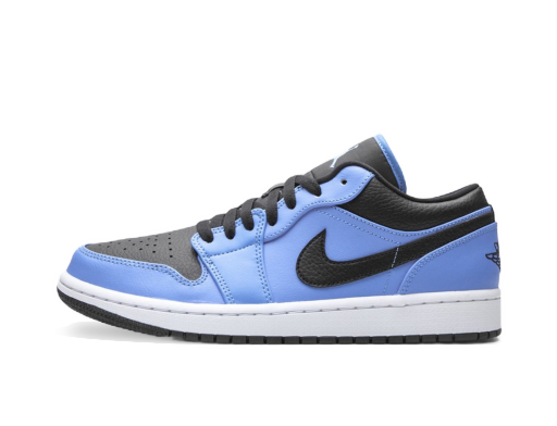 Limited Edition Jordan Air Jordan 1 Low "University Blue Black" Blå | 553558-403